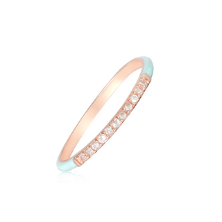 Eternity Topaz Summer Ring