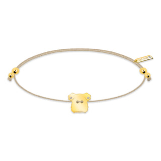 Schnauzer Topaz Bracelet - Gold