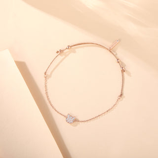 Tiny Cat Topaz Bracelet - Gold