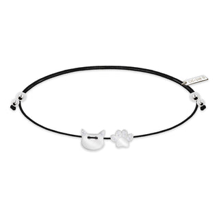 Cat x Paw Bracelet - Silver