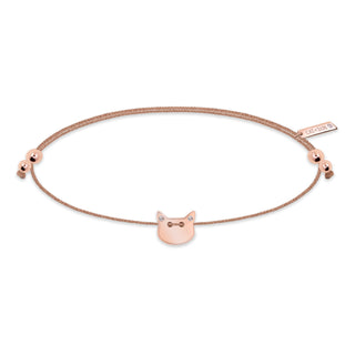 Cat Topaz Bracelet - Rose Gold