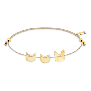 Two Cat x Dog Bracelet - Gold